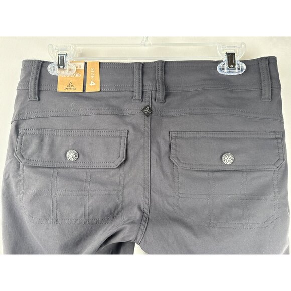 Prana Women's Halle Performance Zion Stretch Casual Pant Gray Size 4 - Picture 5 of 8